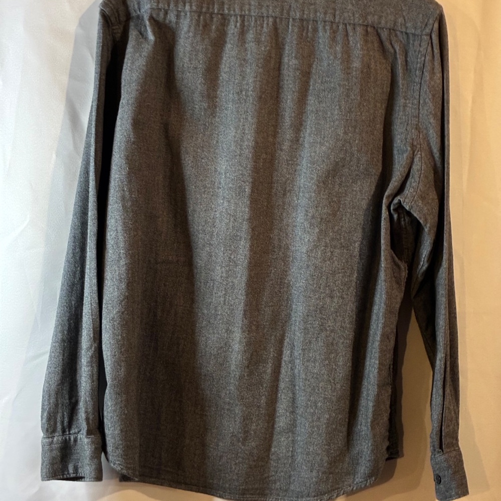 Men’s Express gray large long sleeve button up shirt - Picture 5 of 6